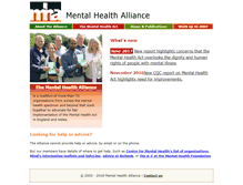 Tablet Screenshot of mentalhealthalliance.org.uk